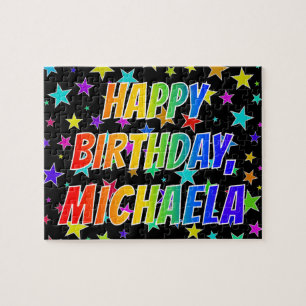 "MICHAELA" Vorname, Spaß "GLÜCKLICHER BIRTHTAG"