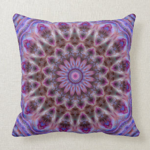 Michaelmas Gänseblümchen-Luxe Mandala-Kissen Kissen