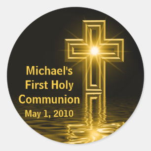 Michael's erste heilige Kommunion Stickers