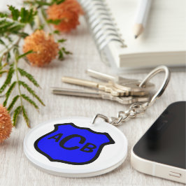 Michael's Shield mit Monogram Schlüsselanhänger