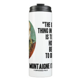Michel de Montaigne wie man sich selbst zitiert Thermosbecher