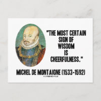Michel de Montaigne Zeichen der Weisheit - Fröhlic