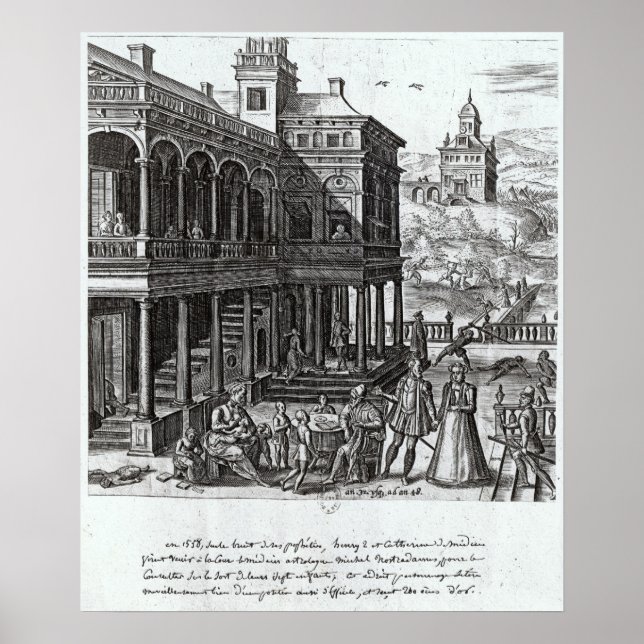 Michel de Nostradame wird konsultiert Poster (Vorne)