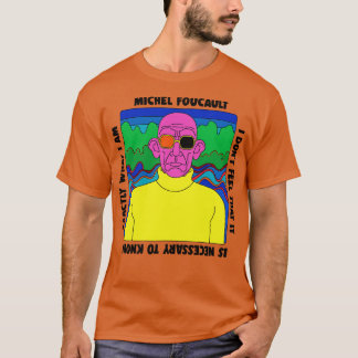 Michel Foucault Retro-Zitat-Design T-Shirt