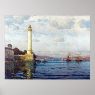 Michel Zeno Diemer Der Leuchtturm Ahırkapi Poster