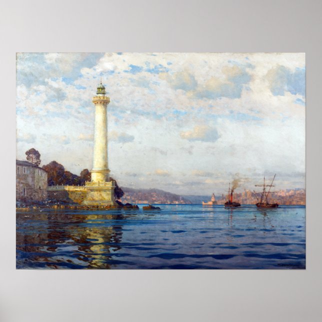 Michel Zeno Diemer Der Leuchtturm Ahırkapi Poster (Vorne)