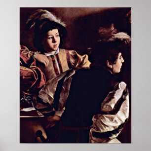 Michelangelo Caravaggio - Anruf von St. Matthew Poster
