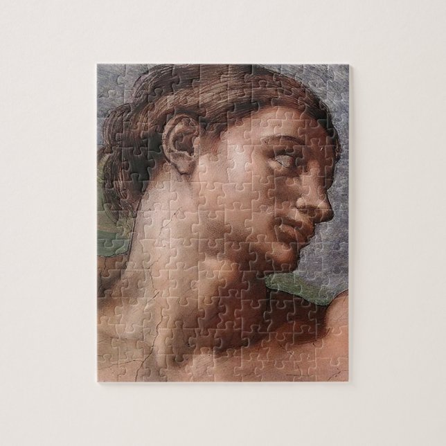 Michelangelo Creation Adam God Art (Vertikal)