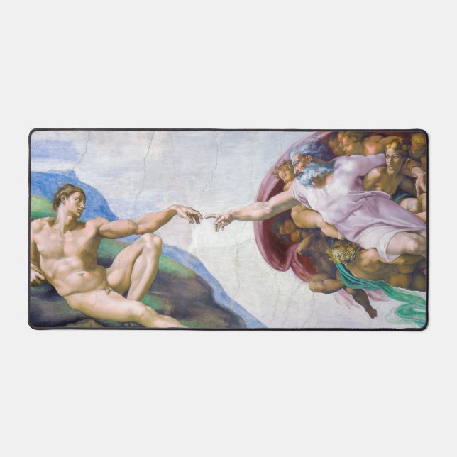 Michelangelo - Création d'Adam Isolé (Recto)