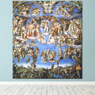 Michelangelo Das Jüngste Gericht Kunstdruck Leinwanddruck