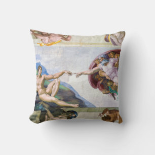 Michelangelo - Die Erschaffung Adams, Sixtinische  Kissen