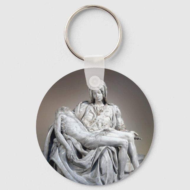 Michelangelo - Die Pieta Schlüsselanhänger (Vorderseite)