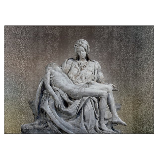 Michelangelo - Die Pieta Schneidebrett (Vorderseite)