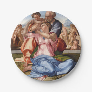 Michelangelo - Doni Tondo Pappteller