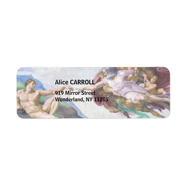 Michelangelo - Erschaffung von Adam Abgeschieden (Vorne)