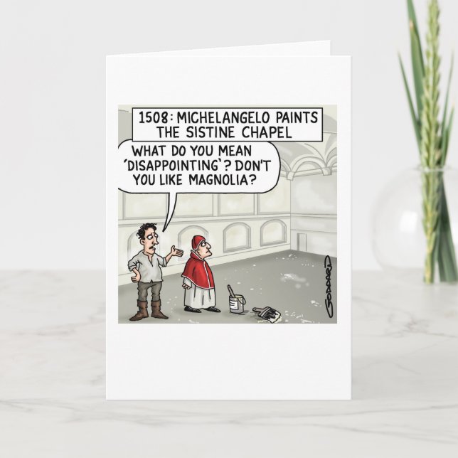 Michelangelo Karte (Vorderseite)