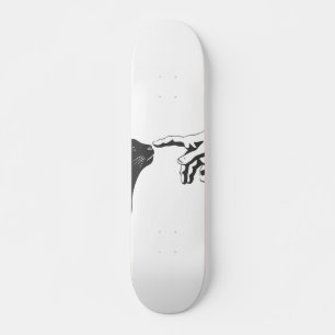 Michelangelo Katze - Wählen Sie die Hintergrundfa Skateboard