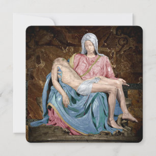 Michelangelo La Pietà Good Friday Hi-Def Card Einladung