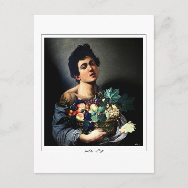 Michelangelo Merisi da Caravaggio #22 - Kunstkunst Postkarte (Vorderseite)