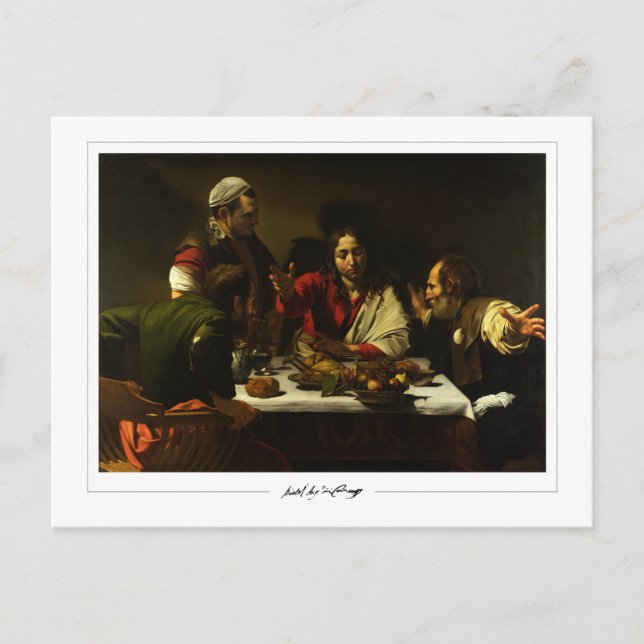 Michelangelo Merisi da Caravaggio #89 - Kunstkunst Postkarte (Vorderseite)