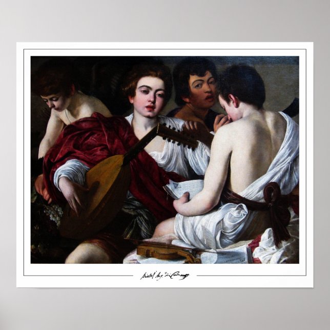 Michelangelo Merisi da Caravaggio Zedign Art Poste Poster (Vorne)