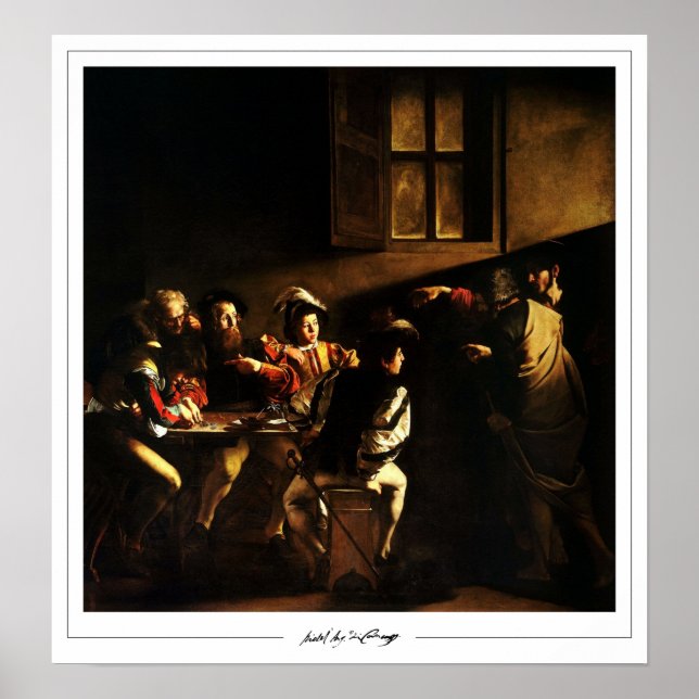 Michelangelo Merisi da Caravaggio Zedign Art Poste Poster (Vorne)