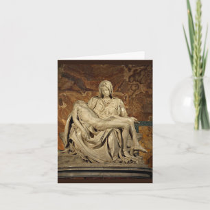 MICHELANGELO PIETA CARD FEIERTAGSKARTE