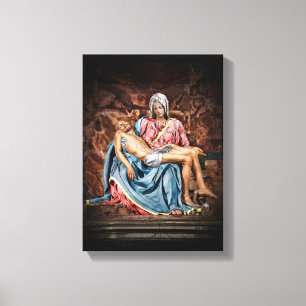 MICHELANGELO PIETÀ LEINWANDDRUCK