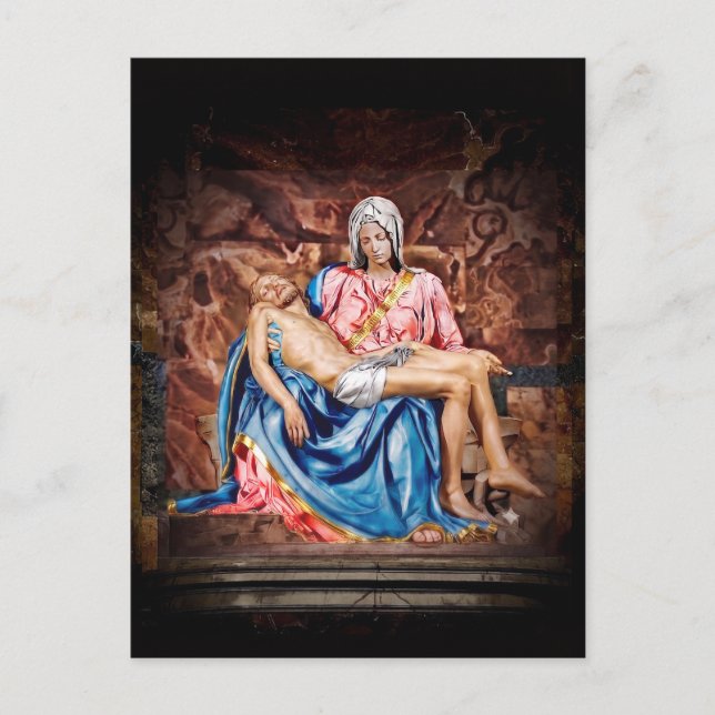 MICHELANGELO PIETÀ Postkarte (Vorderseite)