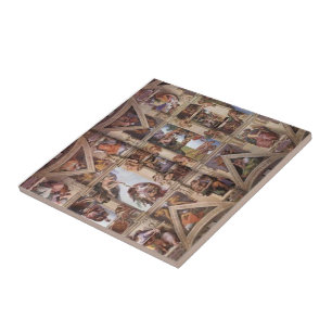 Michelangelo: Sistine Kapellen-Decke Fliese