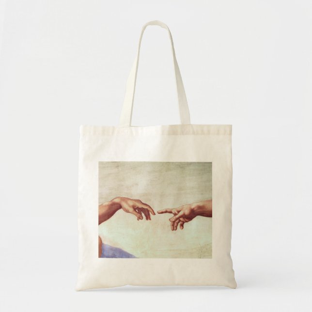 Michelangelo übergibt Taschen-Tasche Tragetasche (Vorne)