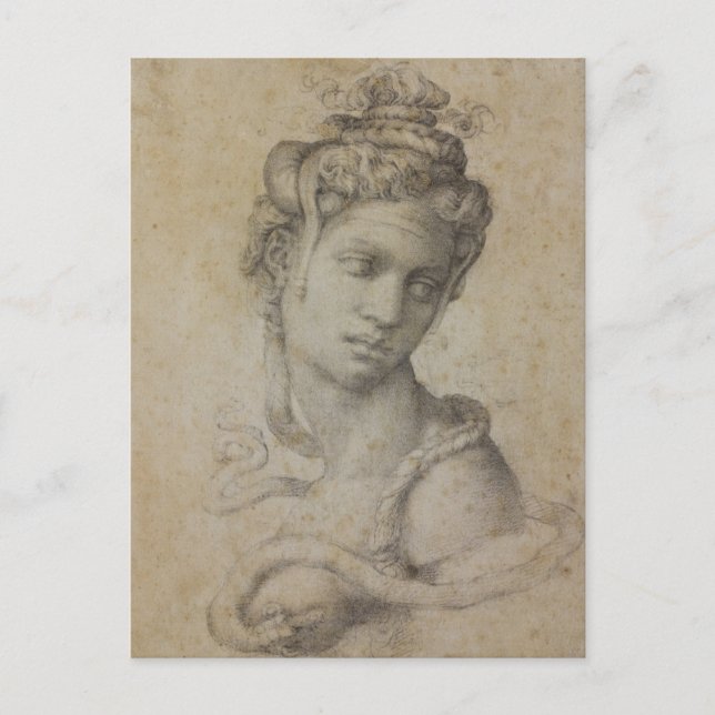 Michelangelos Cleopatra Postkarte (Vorderseite)