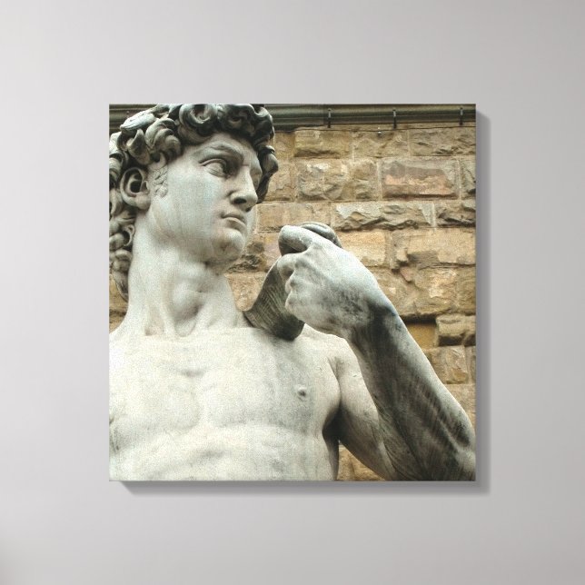 Michelangelos David 1 Canvas Print Leinwanddruck (Vorderseite)