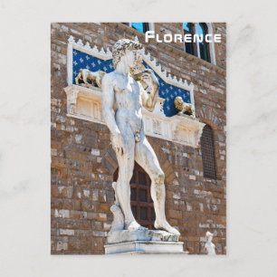 Michelangelos David - Florenz, Toskana, Italien Postkarte