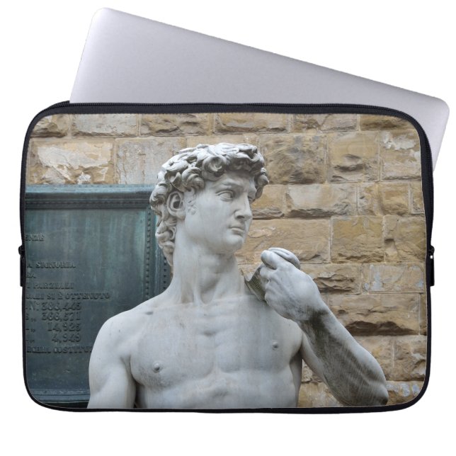 Michelangelos David Laptopschutzhülle (Vorderseite)
