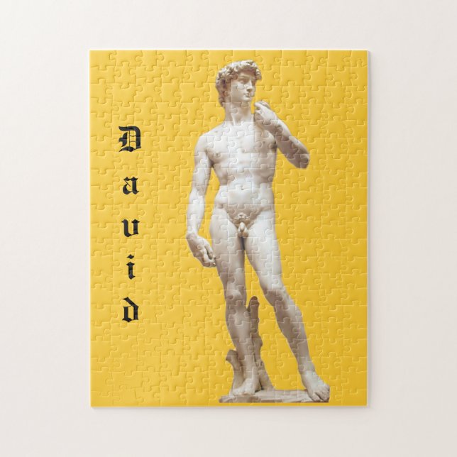 Michelangelos David-Skulptur besonders angefertigt (Vertikal)