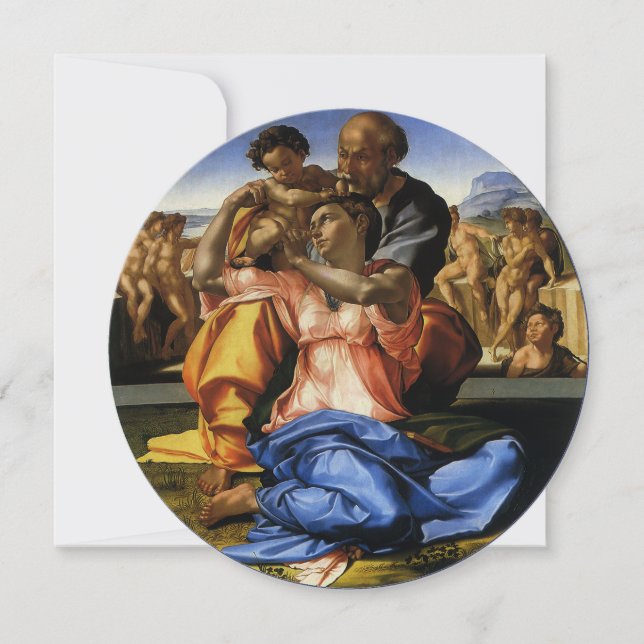 Michelangelo's Doni Tondo oder Doni Madonna (Vorderseite)