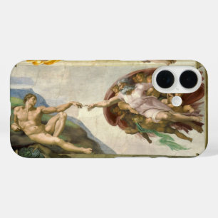 Michelangelos Erschaffung des Menschen (Erschaffun iPhone 16 Hülle