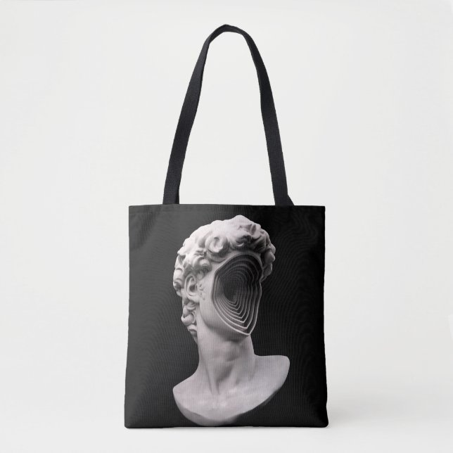 Michelangelos klassischer Büstenkopf Tasche (Vorderseite)