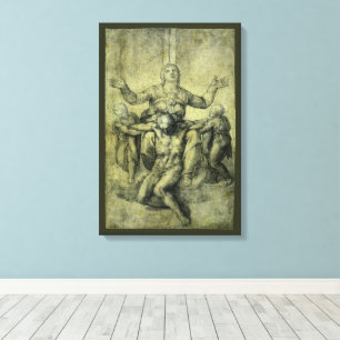 Michelangelos Pieta für Vittoria Colonna Leinwanddruck