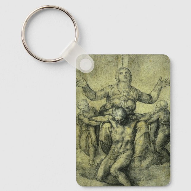 Michelangelos Pieta für Vittoria Colonna Schlüsselanhänger (Vorderseite)