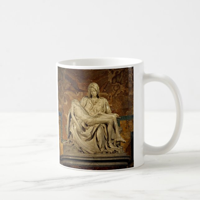 Michelangelo's Pieta im Petersdom Kaffeetasse (Rechts)