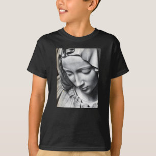 Michelangelos Pietadetail von Jungfrau-Marys T-Shirt