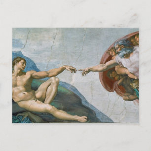 Michelangelos Sistina-Postkarte Postkarte