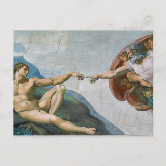 Michelangelos Sistina-Postkarte Postkarte