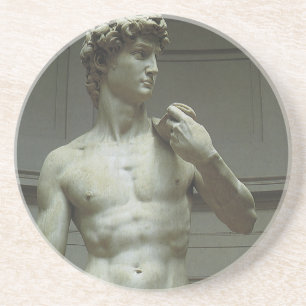 Michelangelos Statue von David Untersetzer