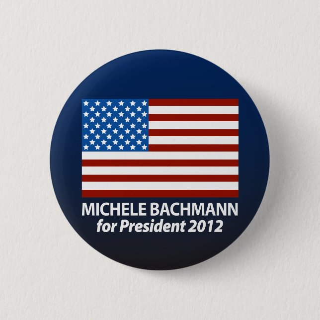 Michele Bachmann für Präsidenten 2012 Button (Vorderseite)