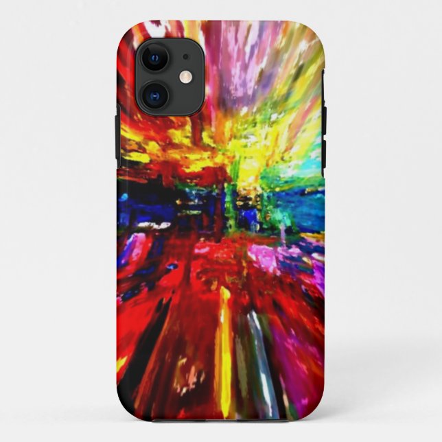 Michele multi Farben Case-Mate iPhone Hülle (Rückseite)