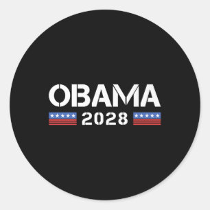 Michelle Barack Obama für Präsident 28 2028 4. Runder Aufkleber