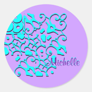Michelle Designer Name Sticker